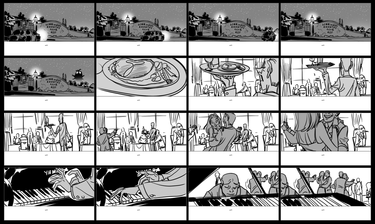 Monsters vs. Aliens storyboard sequence by... - Blooming Concepts