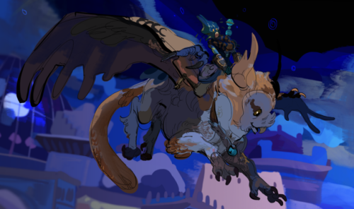 charrbeque:orevyx finally got his griffon + i got all the...