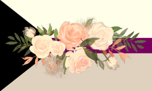 dykedva:Request: A flower/pride flag header with the demisexual...