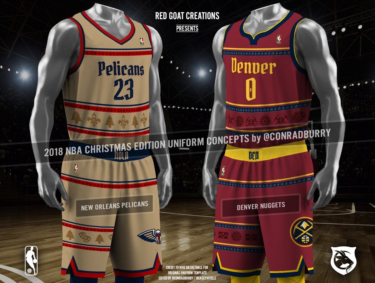 nuggets christmas jersey