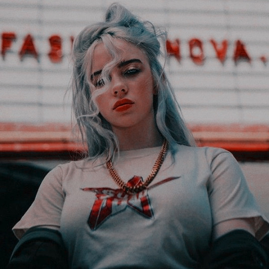 billie ellish with psd | Tumblr