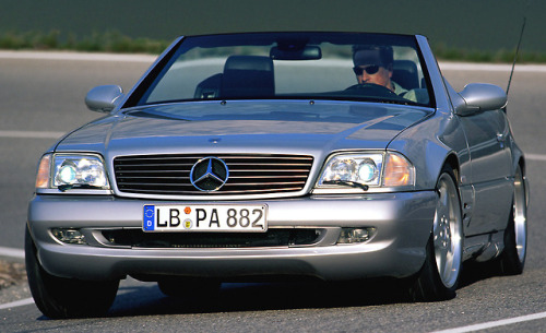 carsthatnevermadeitetc:Mercedes-Benz SL 73 AMG, 1999. The 7.3...