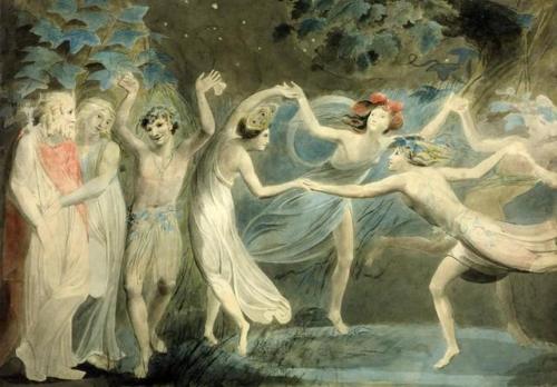 fravery:Oberon, Titania and Puck with Fairies Dancing, circa...