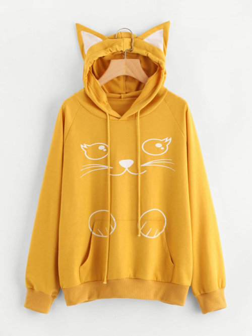 pickme-girl:Cute Sweatshirt Shirts or Hoodies bring good moods...