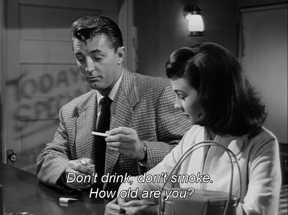 365 days. 365 films. (Jean Simmons & Robert Mitchum in Angel Face (Otto...)