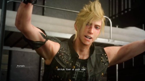 dizzymoogle:“Ever At Your Side”Prompto always listens to Luna....