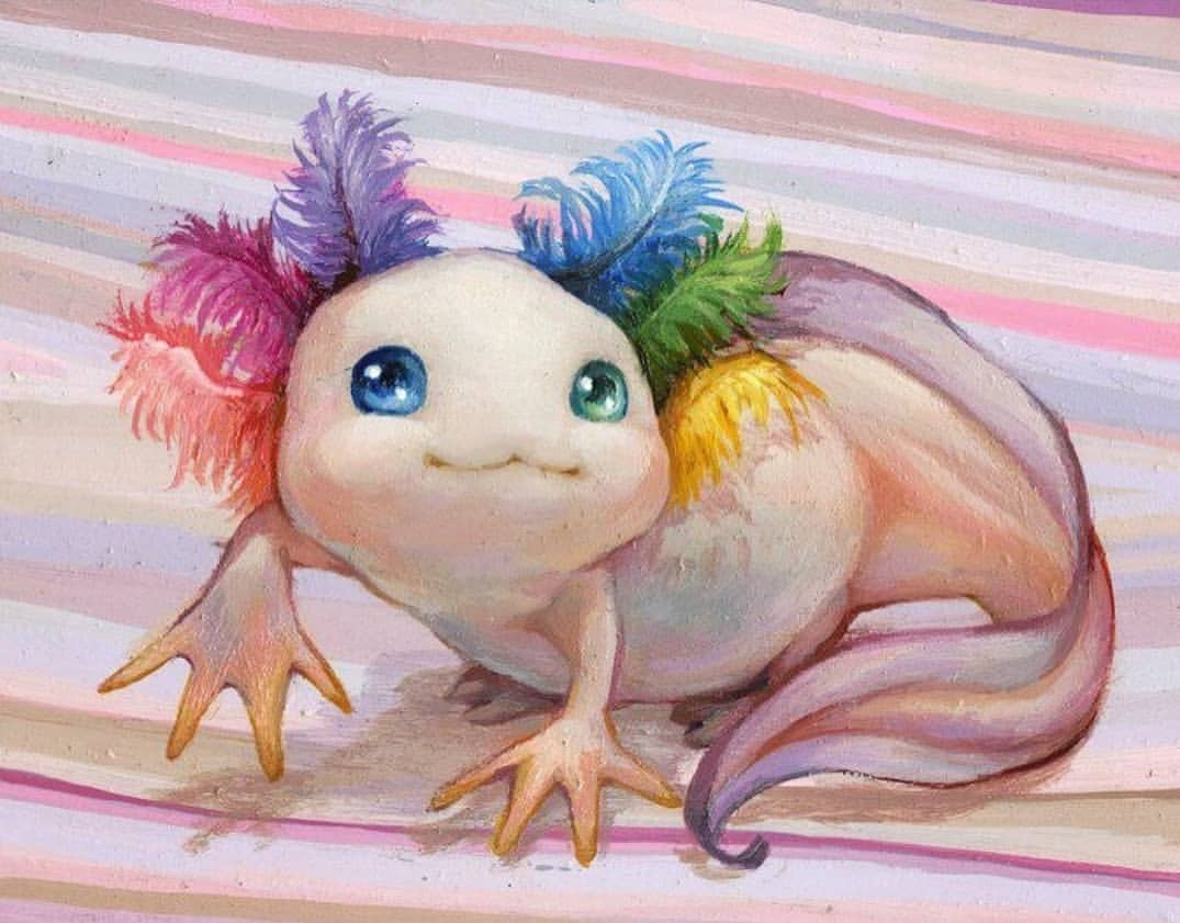 Axolotl Cute Fan Art