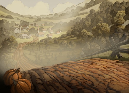 ncrossanimation:Some backgrounds I designed and painted for...