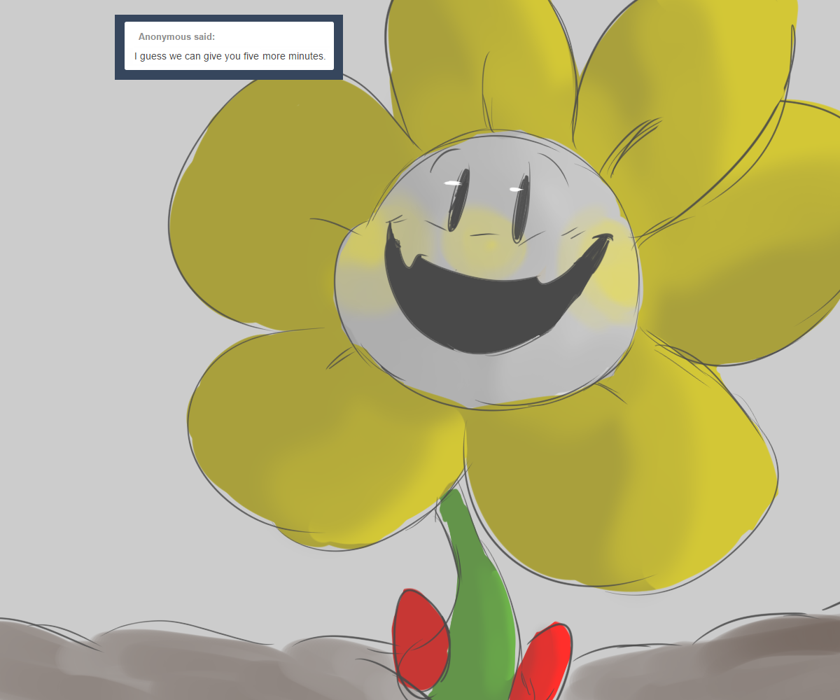 Flowey And Frisk — First | Previous | Next Commissions | Patreon