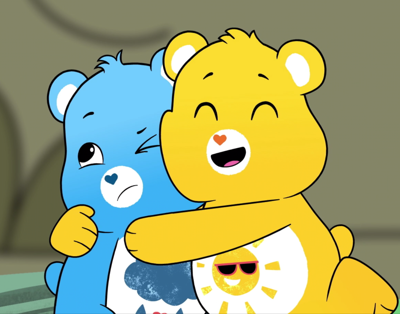 funshine bear and grumpy bear