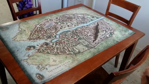 I finally received my GaleForce9 vinyl map of Neverwinter....