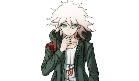 MOVED TO YAMAPEKO, nagito komaeda sprites (and concept art)