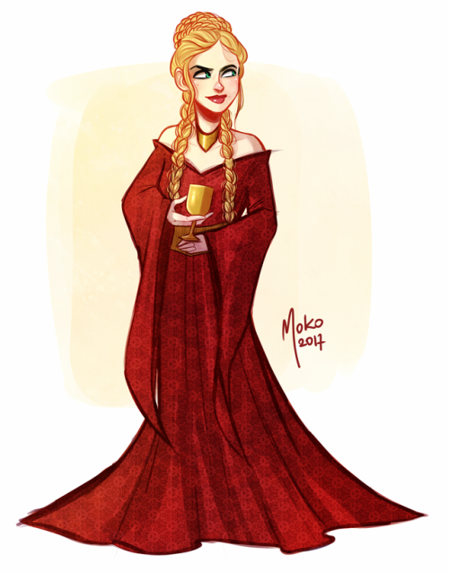 marawernis:Cersei Lannister I did for this month CDChallenge...