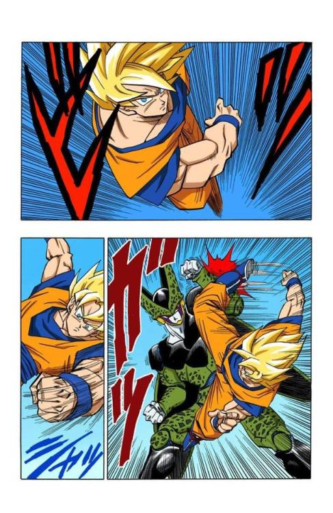 cell vs goku | Tumblr