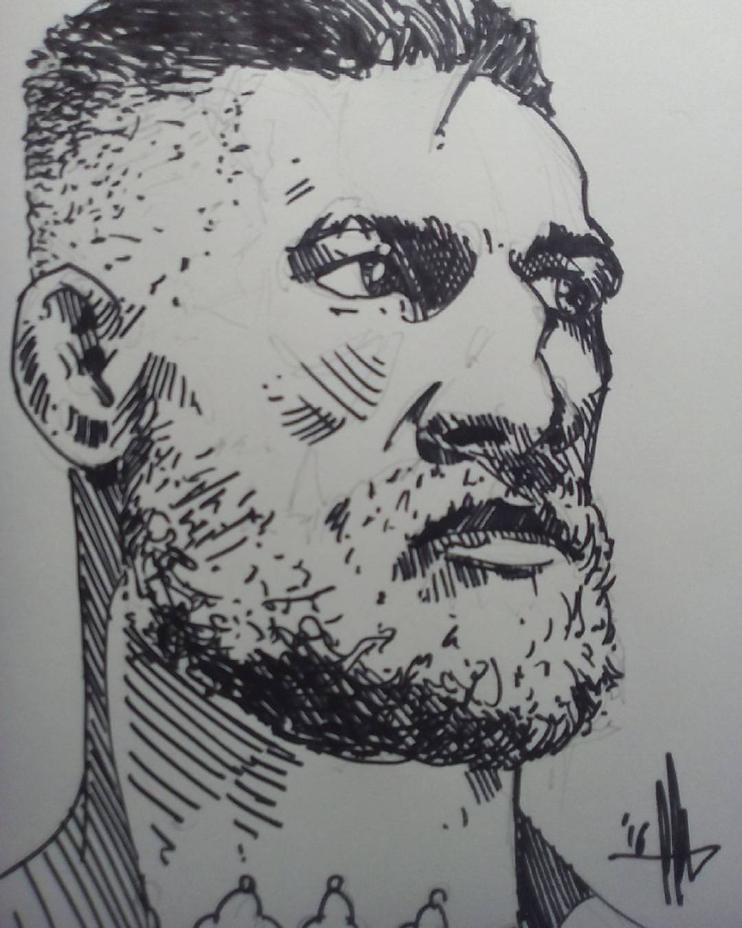Armando Mártires — Quick sketch of Mr Conor McGregor.