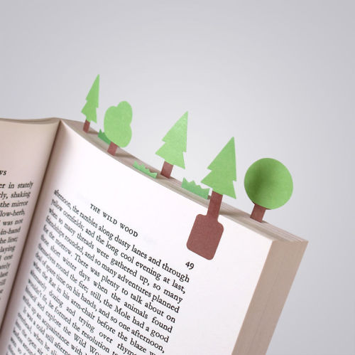 boredpanda:Tiny Paper Bookmarks Let You Grow Charming...