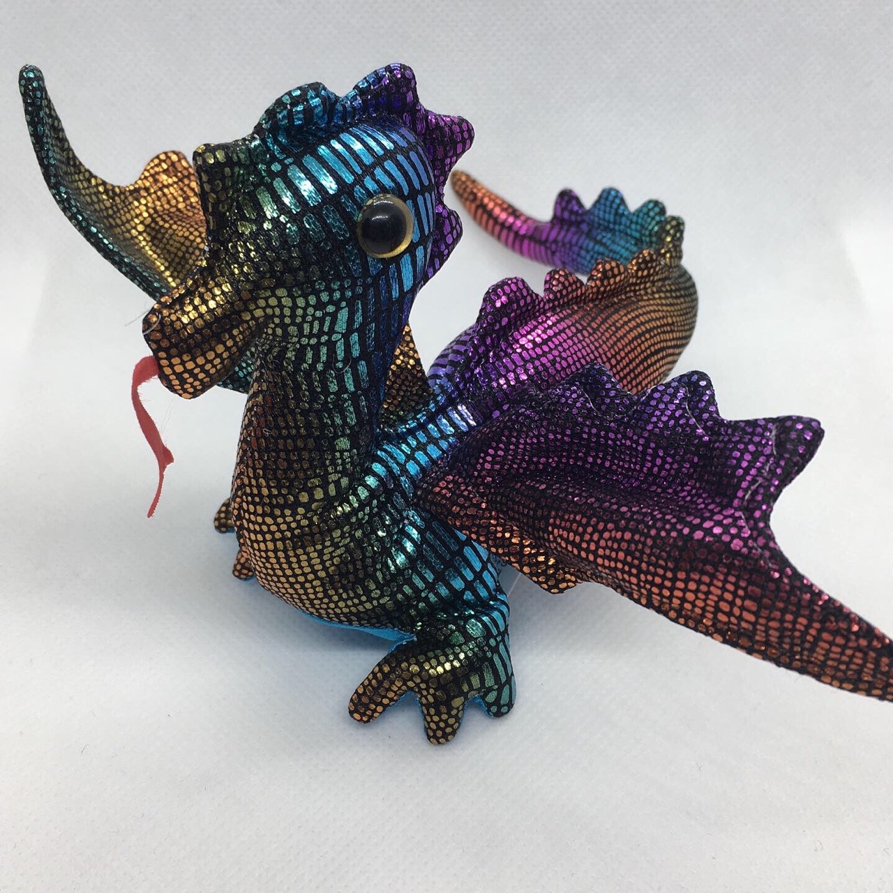 weighted dragon plush