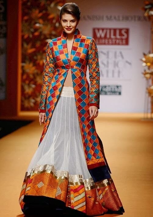 Draped In Ethnic Best Indo Western Dresses With Jackets 2018