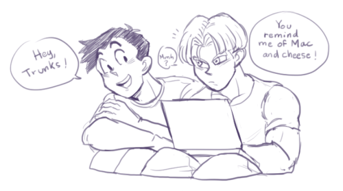 manialwaysfeelsoguilty:Wow Goten, real smooth (inspired by...