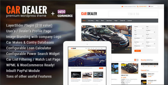 Car Dealer v1.5.0 – Automotive Responsive WordPress Theme Nulled