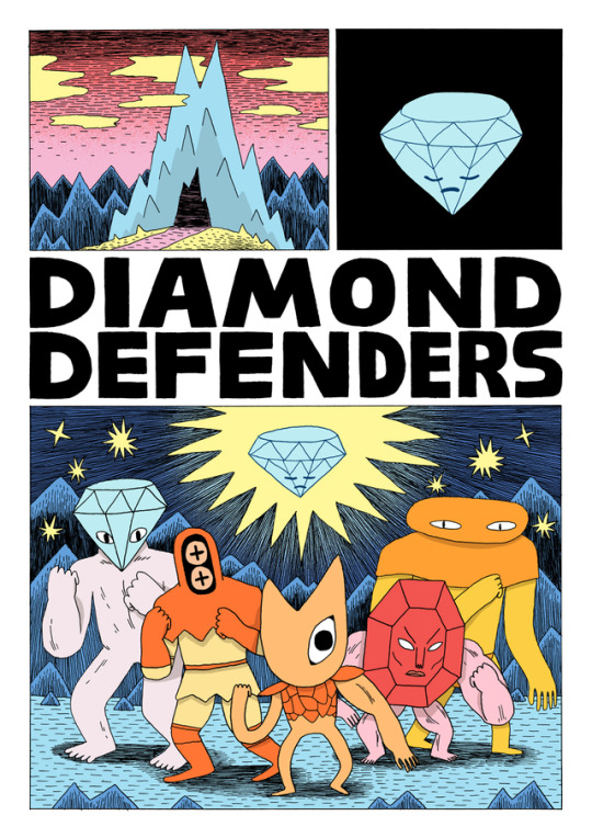 Working on colouring my comic Diamond Defenders for a new release.