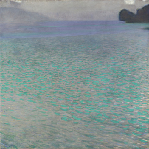 malinconie:Gustav Klimt, Island in the Attersee