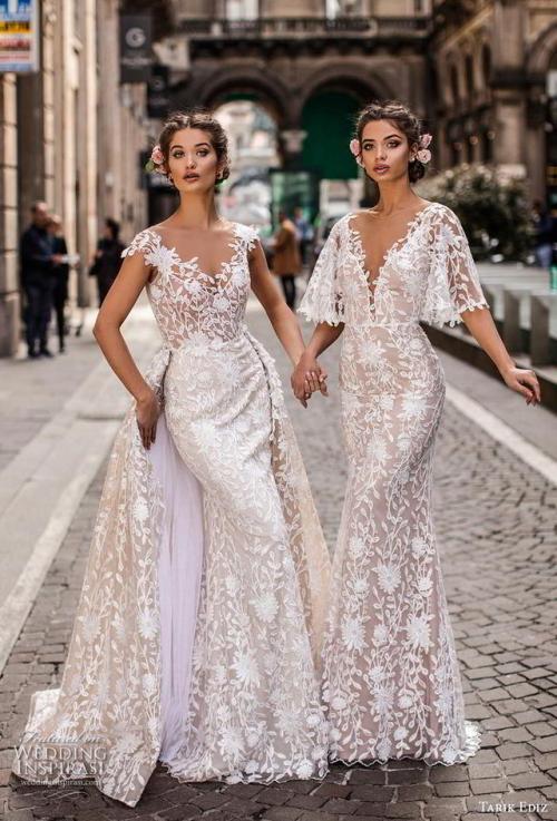 (via Tarik Ediz 2019 Wedding Dresses — “White” Bridal Collection...