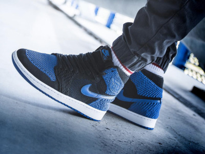 jordan 1 royal blue flyknit