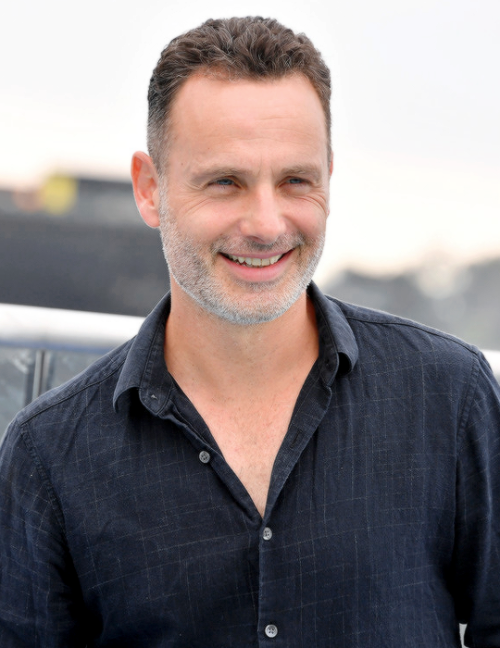 dailytwdcast: Andrew Lincoln attends ‘The Walking Dead’ press...