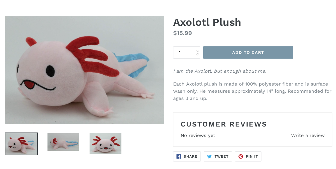 gravity falls axolotl plush