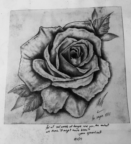 rose drawing on Tumblr