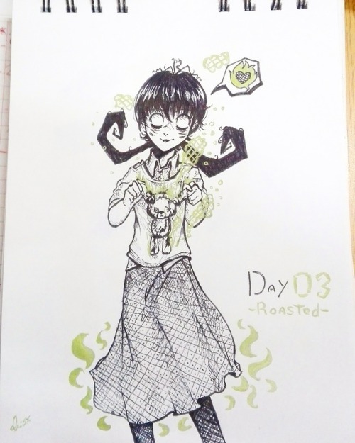 millarazzz:Inktober day 03 -roasted-