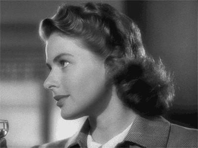 haidaspicciare: "Ingrid Bergman," Casablanca "(Michael Curtiz, 1942).  â€