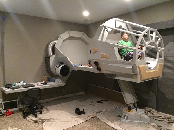 Tiefighters Star Wars Themed Bedroom Designed By Andy Chang