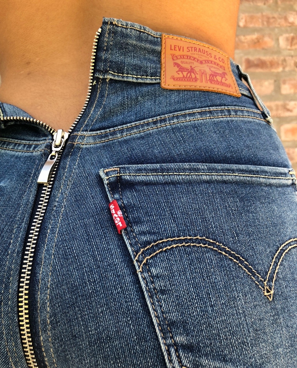 levis zipper back jeans