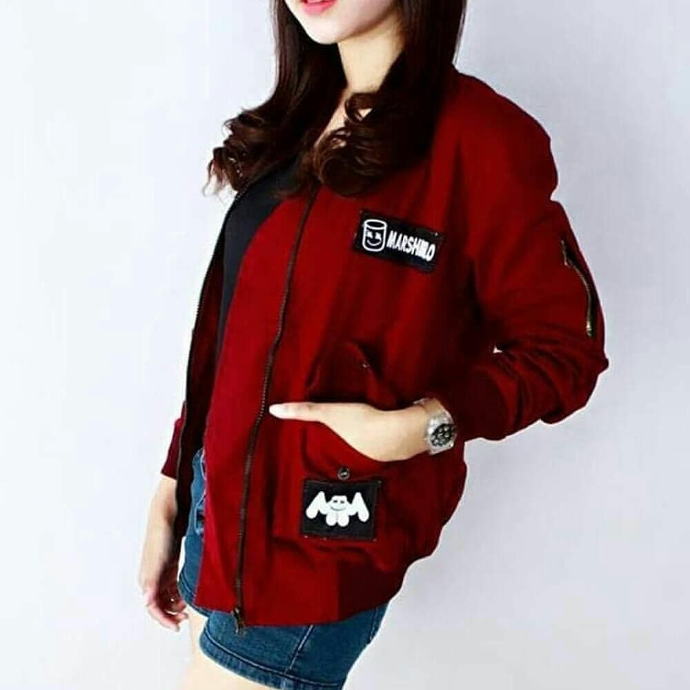 ERVINA BAJU  GROSIR  Bahanx Bagus  tdk abal2 JAKET BOMBER 