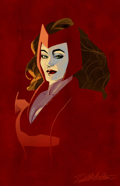 Scarlet Witch warmup that got further along than I was...