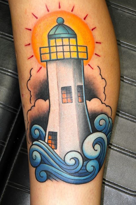 lighthouse tattoo on Tumblr
