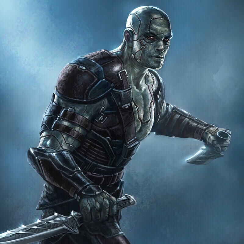 Andy Park Art — An early concept design I did of Drax on the first...