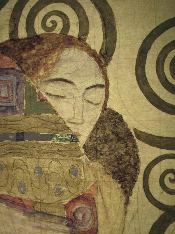 VISION (Gustav Klimt (1862 -1918) - Detail of...)