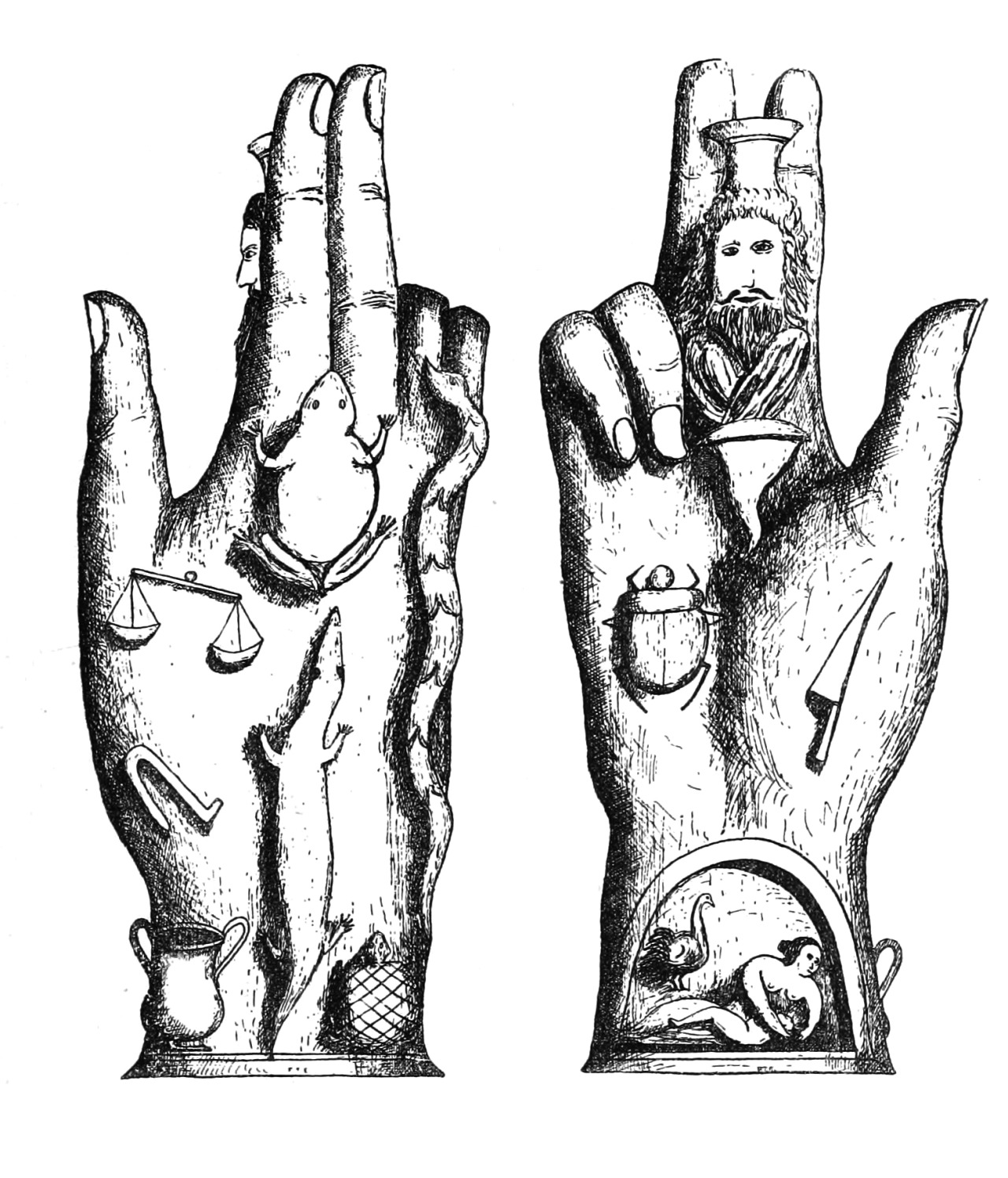 Символ дьявола на пальцах