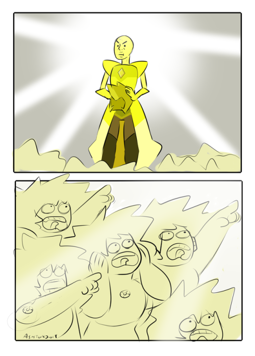 ashsanchezart:the truth about Yellow Diamond