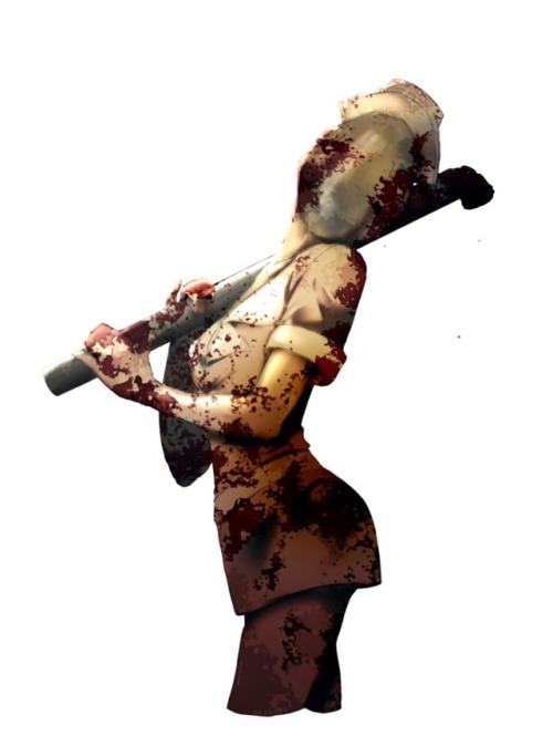 silent hill bubble head nurse silent hill fan art fanart my art