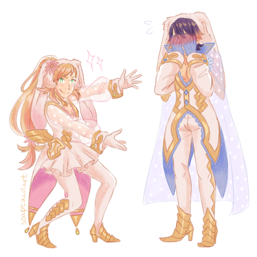 soaptaculart:Spring Alfonse and Sharena commission I did for...