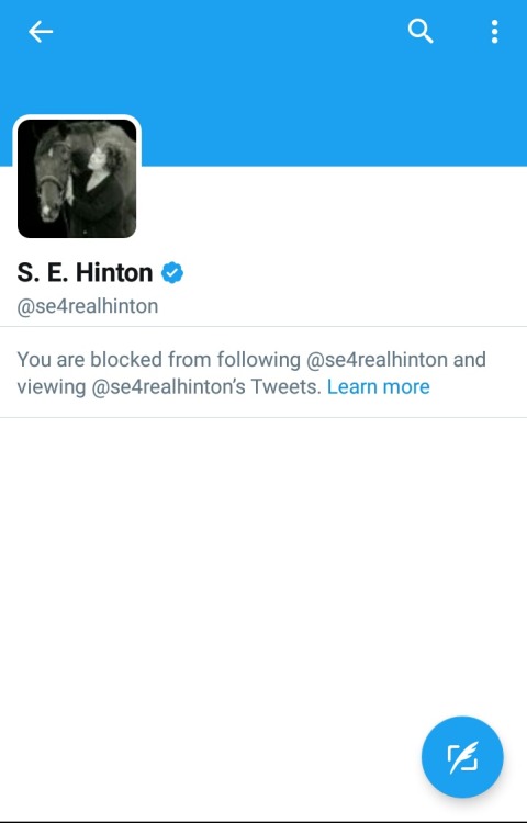 verygayandverytired:rubyfruitgirl:i attacked S.E Hinton and...