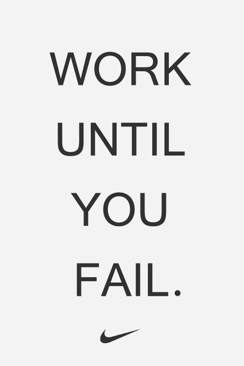 Never quit trying