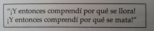 smile-more-and-cry-less:Y entonces comprendí lo que era “perder”...