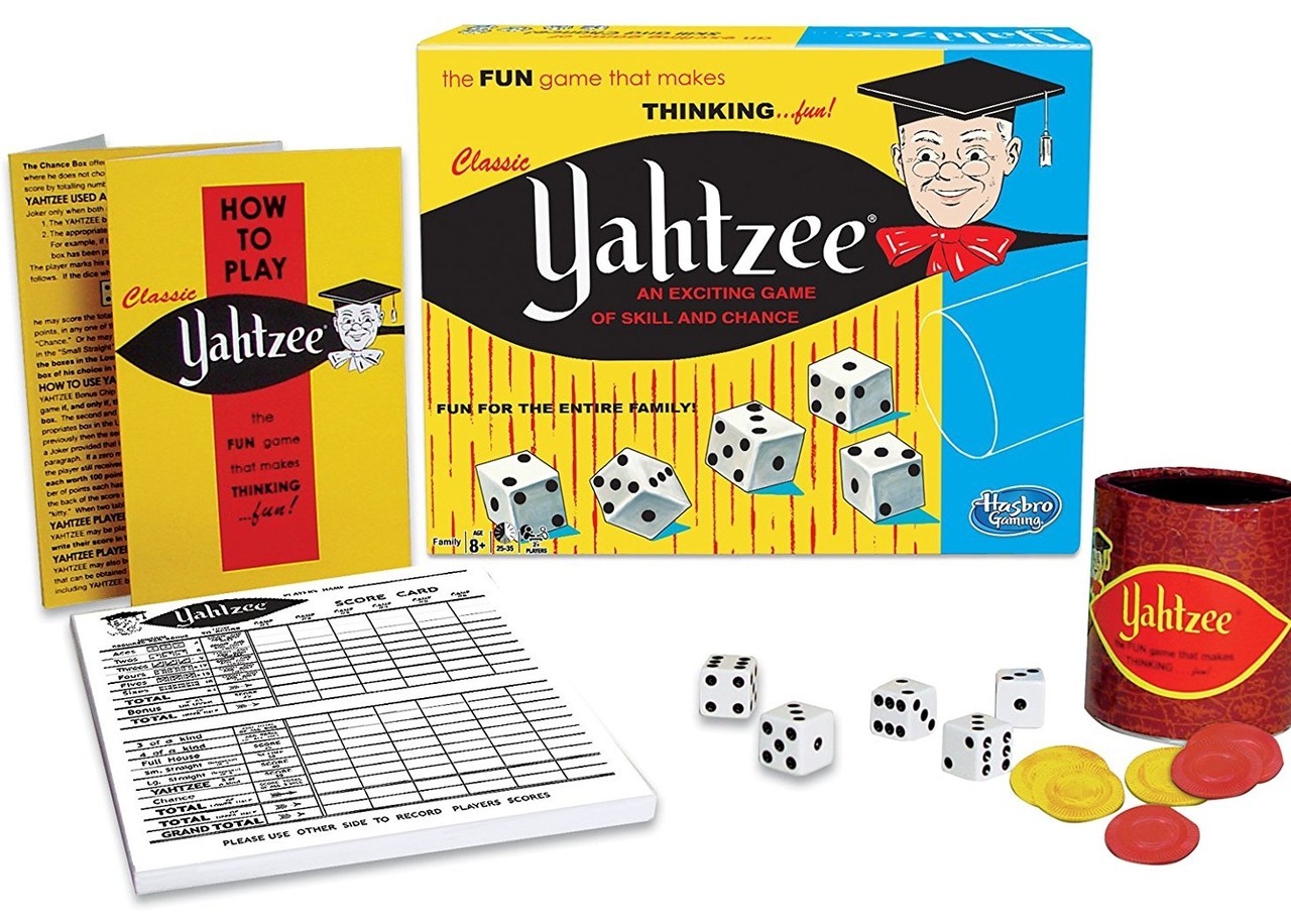 Yahtzee was one of three games that were in my grandmother's apartment. (The other two were ...