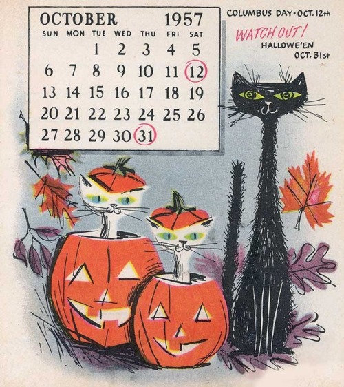 Happy Columbus Day!  Happy Halloween!  (from 1957)