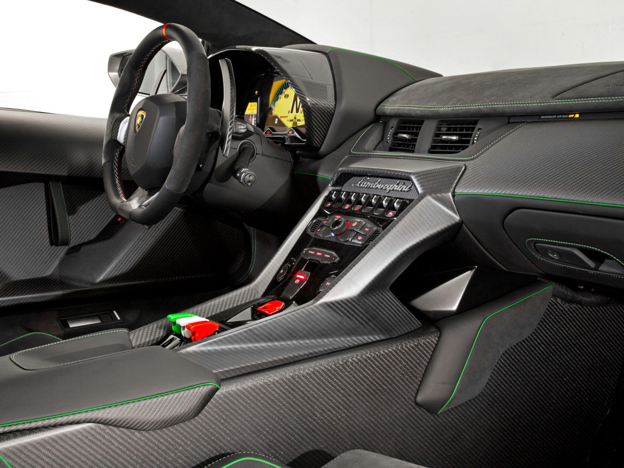 Car Interiors 2013 Lamborghini Veneno